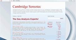 Desktop Screenshot of cambridgesensotec.blogspot.com