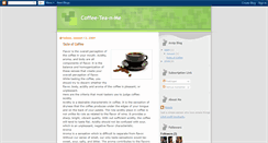 Desktop Screenshot of coffee-tea-n-me.blogspot.com