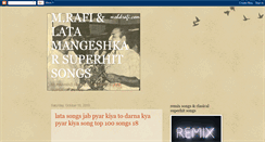 Desktop Screenshot of mrafi-lata-song.blogspot.com