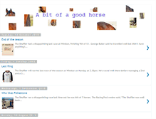 Tablet Screenshot of abitofagoodhorse.blogspot.com
