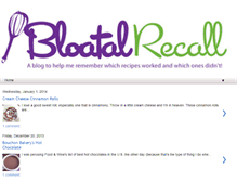 Tablet Screenshot of bloatalrecall.blogspot.com