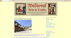 Desktop Screenshot of medievalartcraft.blogspot.com