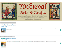 Tablet Screenshot of medievalartcraft.blogspot.com
