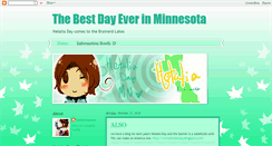 Desktop Screenshot of bestdayeverinminnesota.blogspot.com