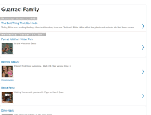Tablet Screenshot of guarracifamily.blogspot.com