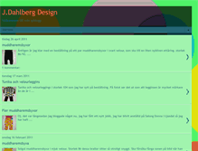 Tablet Screenshot of jdahlbergdesign.blogspot.com