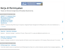 Tablet Screenshot of kerjadiperminyakan.blogspot.com