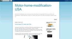 Desktop Screenshot of motorhomemodification-usa.blogspot.com