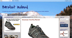 Desktop Screenshot of barefootinclined.blogspot.com