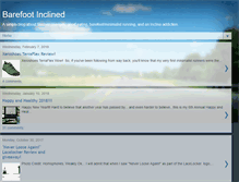 Tablet Screenshot of barefootinclined.blogspot.com