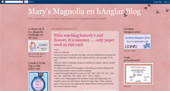 Desktop Screenshot of marysmagnoliablog.blogspot.com