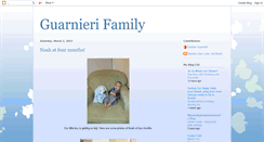 Desktop Screenshot of guarnierifamily.blogspot.com