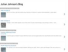 Tablet Screenshot of julianjohnsonsblog.blogspot.com