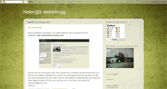 Desktop Screenshot of helenaslekt.blogspot.com