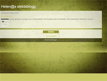 Tablet Screenshot of helenaslekt.blogspot.com