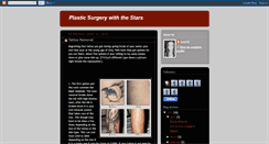 Desktop Screenshot of plasticsurgerywiththestars.blogspot.com