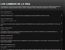 Tablet Screenshot of loscaminosdelavidaabasto.blogspot.com