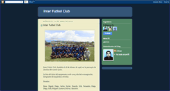 Desktop Screenshot of inter-futbol-club.blogspot.com