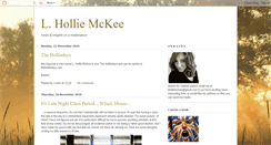 Desktop Screenshot of lholliemckee.blogspot.com