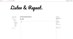 Desktop Screenshot of listen-and-repeat.blogspot.com