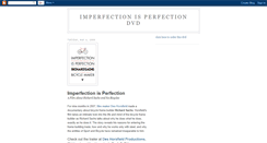 Desktop Screenshot of imperfectionisperfectiondvd.blogspot.com