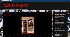 Desktop Screenshot of podiumthieves.blogspot.com