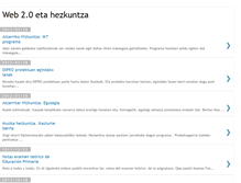 Tablet Screenshot of hezkuntzateknologia.blogspot.com