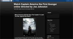 Desktop Screenshot of captainamericafirstavenger.blogspot.com