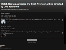 Tablet Screenshot of captainamericafirstavenger.blogspot.com