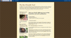 Desktop Screenshot of bee-friendly-yard.blogspot.com