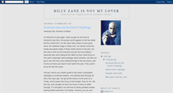 Desktop Screenshot of billyzaneisnotmylover.blogspot.com