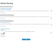 Tablet Screenshot of online-earning25.blogspot.com