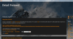 Desktop Screenshot of detailfocused.blogspot.com