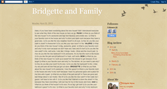 Desktop Screenshot of bridgettevejnar.blogspot.com