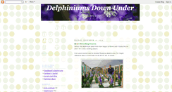 Desktop Screenshot of delphiniumsdown-under.blogspot.com