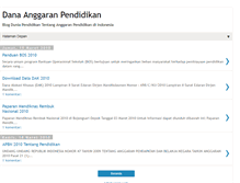 Tablet Screenshot of anggaran-pendidikan.blogspot.com