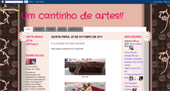 Desktop Screenshot of cantinhodalise.blogspot.com