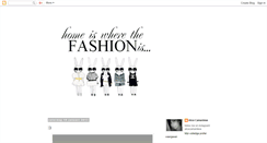 Desktop Screenshot of homeiswherethefashionis.blogspot.com