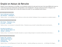 Tablet Screenshot of emploimaisonretraite.blogspot.com