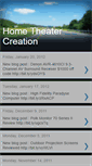 Mobile Screenshot of hometheatercreation.blogspot.com