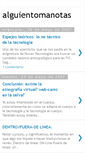 Mobile Screenshot of alguientomanotas.blogspot.com