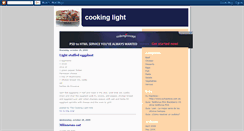 Desktop Screenshot of cookinglight.blogspot.com