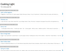 Tablet Screenshot of cookinglight.blogspot.com