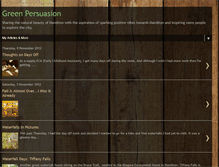 Tablet Screenshot of greenpersuasion.blogspot.com