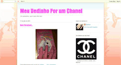 Desktop Screenshot of meudedinhoporumchanel.blogspot.com