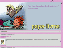 Tablet Screenshot of papa-livros.blogspot.com