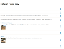 Tablet Screenshot of natural-horseway.blogspot.com