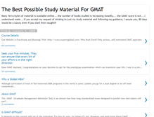 Tablet Screenshot of bestgmatmaterial.blogspot.com