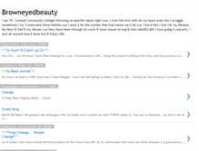 Tablet Screenshot of browneyedbeauty0328.blogspot.com