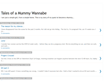 Tablet Screenshot of mummy-wannabe.blogspot.com